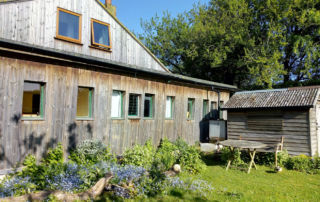 The-Patch-Holiday-home-back-garden Norfolk holidays